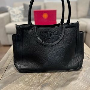 Tory Burch Black Leather Tote